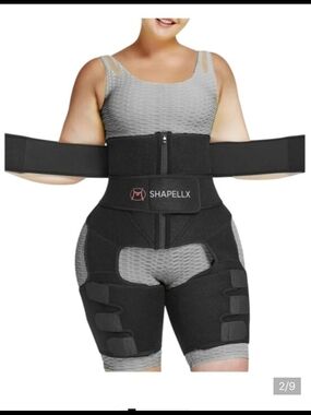 Shapellx Black Waist and Thigh Trainer